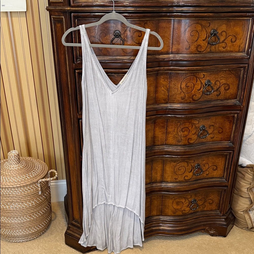 Cloth & Stone Gray Sleeveless Dress